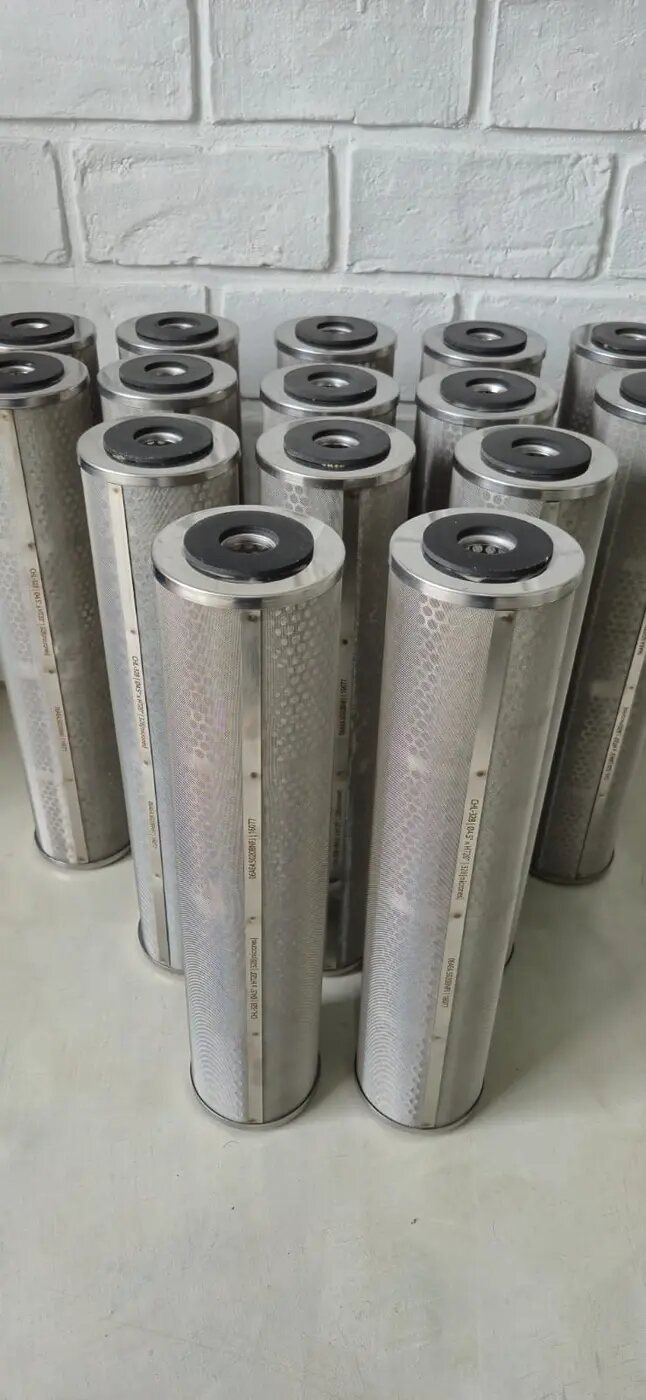Elementos filtrantes terminados